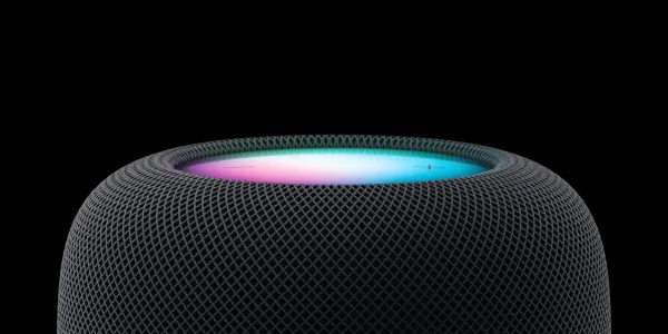 The top of a HomePod