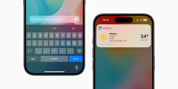 Type to Siri screenshot
